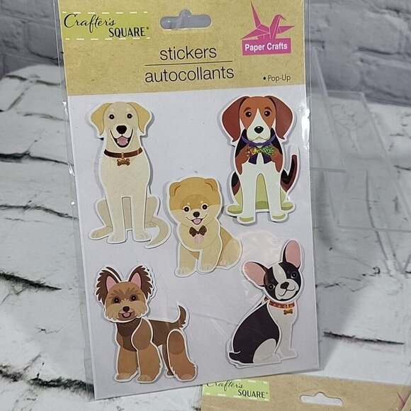 Crafters Square Scrapbooking Stickers Lot of 3 Packages Assorted - Picture 4 of 5